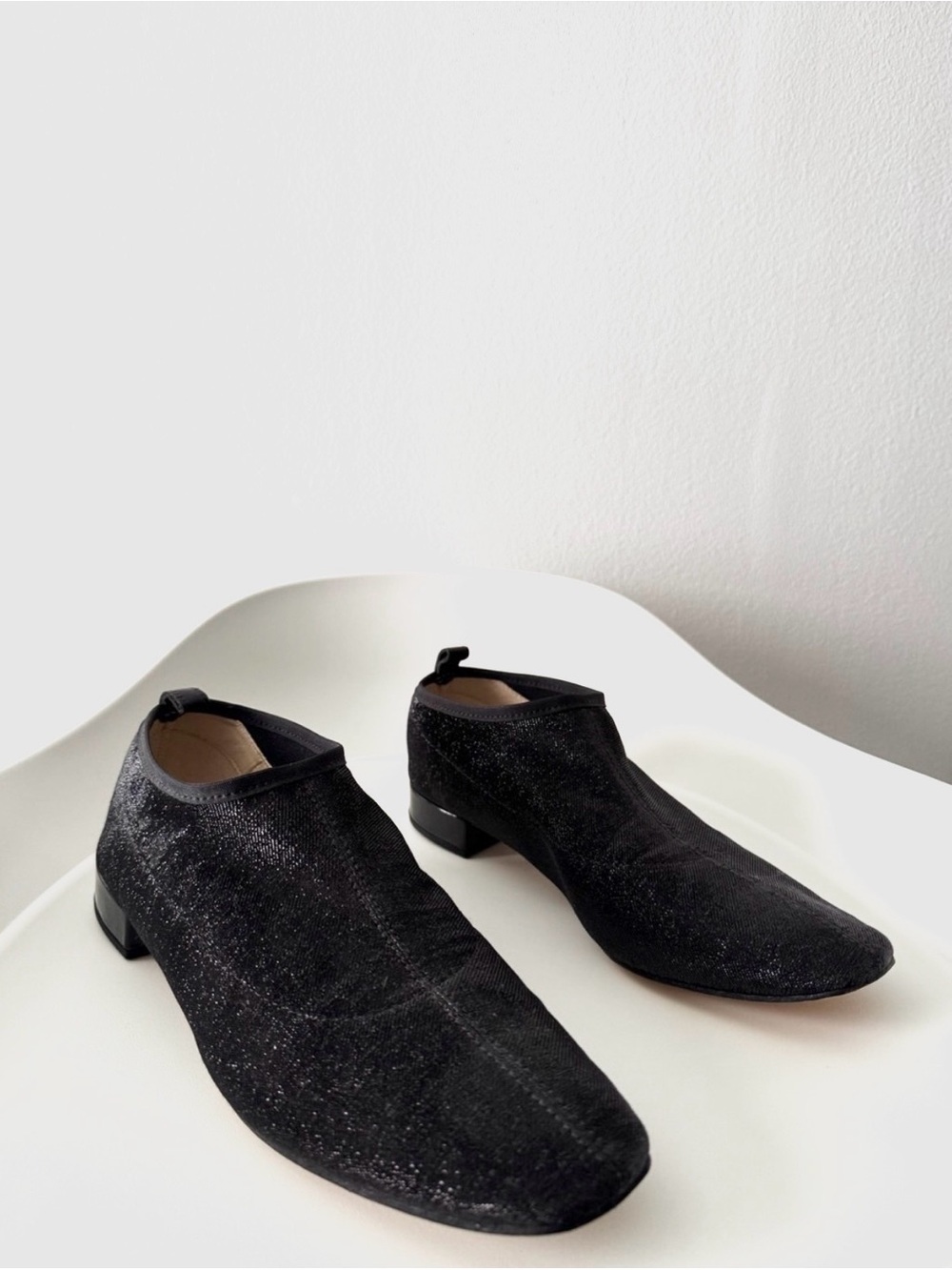 Sz39 Repetto Paris Zizi Slip-On Black Oxfords